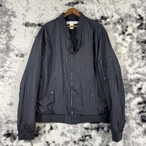 Label Of Graded Goods LOGG Jacket Mens Size Large Bomber Zip‎ Snap Vintage